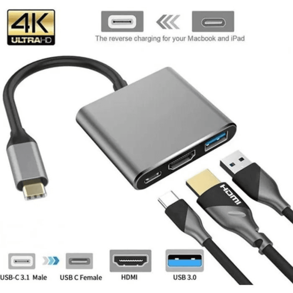 Adaptateur Pour Mac 3 en 1