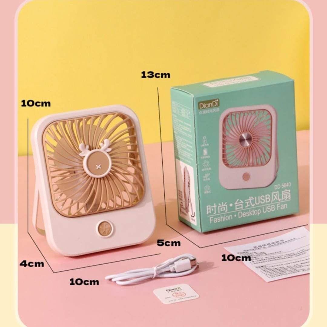 Mini ventilateur Rechargeable (3 Modes Puissance)