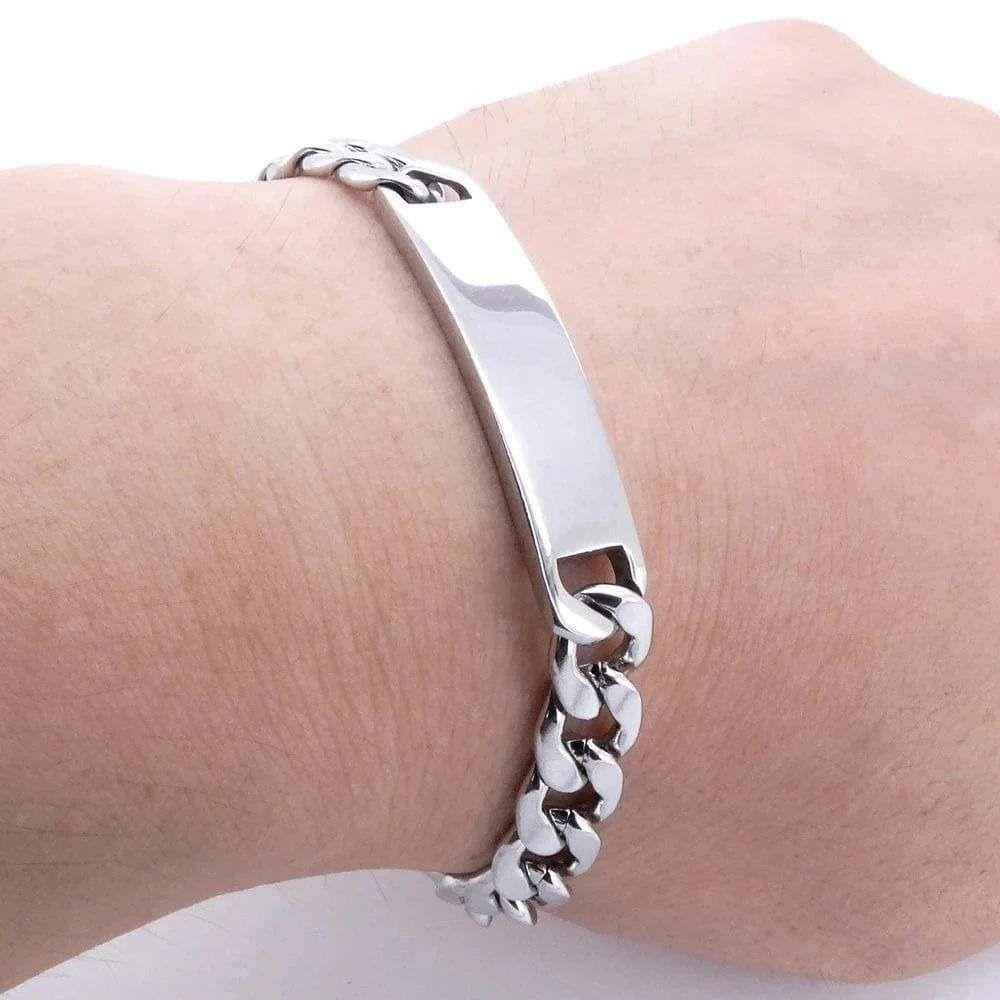 Gourmette en Acier (Grande taille)