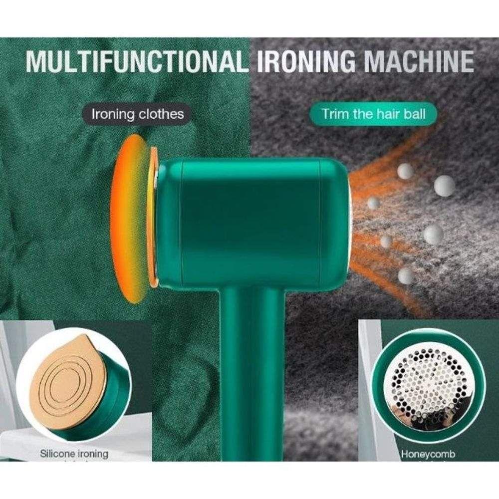 2 en 1 Fer à repasser et Anti peluches