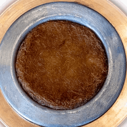 Kounafa Fromage au Charbon