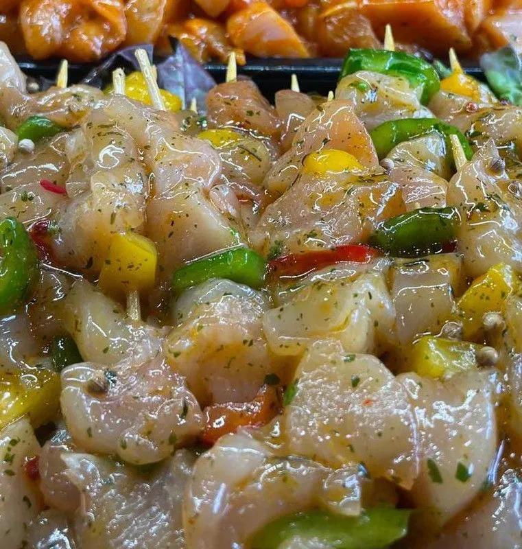 Brochette De Poulet Mariné