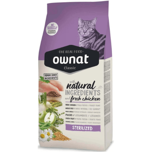 OWNAT Classic Sterilized pour chat adulte stérilisé 4kg
