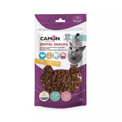 Friandises pour chat Cœur au poulet et à l'herbe d'orge Camon
