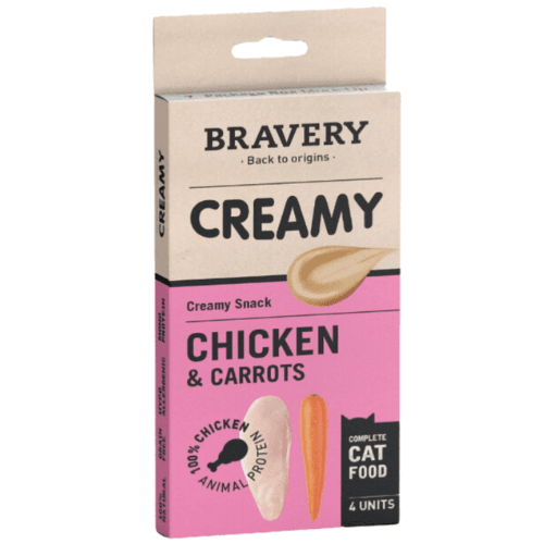 bravery creamy chiken and carrots 4*14 gr