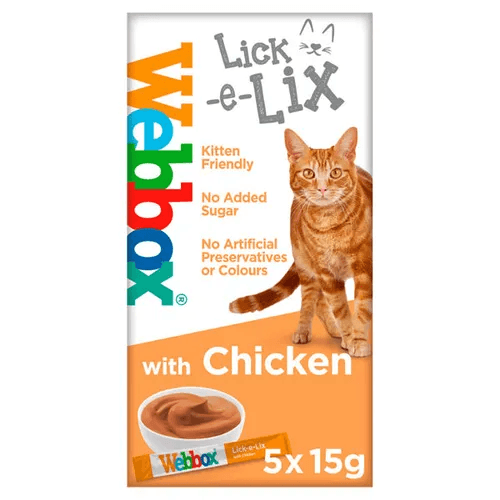 Webbox Lick E Lix, Yoghurt Chicken 5 Sachets - We Get Any Stock