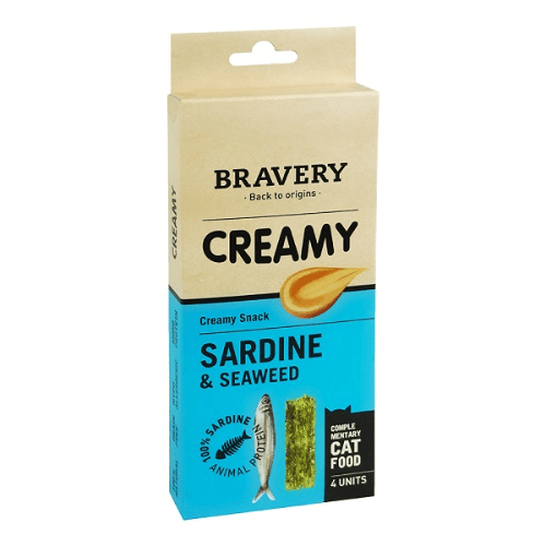 bravery creamy snacks sardine et seaweed