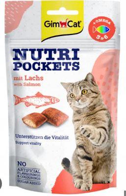 Gimcat Nutri Pockets With Salmon 60gr