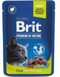 Brit Premium Cat Pouches Sterilised Lamb 100 G