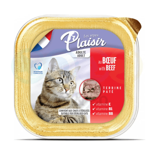 Pâté pour chats au bœuf 100g