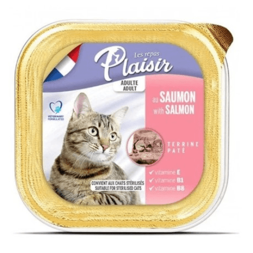 REPAS PLAISIR CHAT ADULT SALMON 100G
