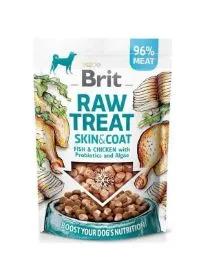 Brit Raw Treat Skin & Coat. Freeze-dried Treat And Topper. Fish & Chicken, 40 G