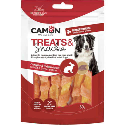 CAMON Treats & Snack Rabbit & Potatoes 80 gr.