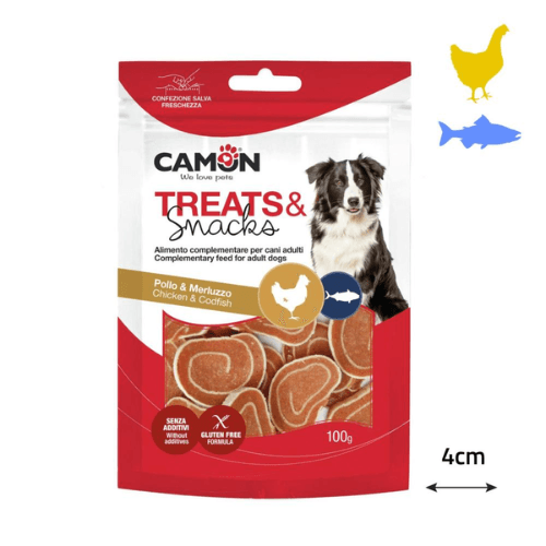 FRIANDISE CAMON SUSHI AU POULET & MORUE - 100g