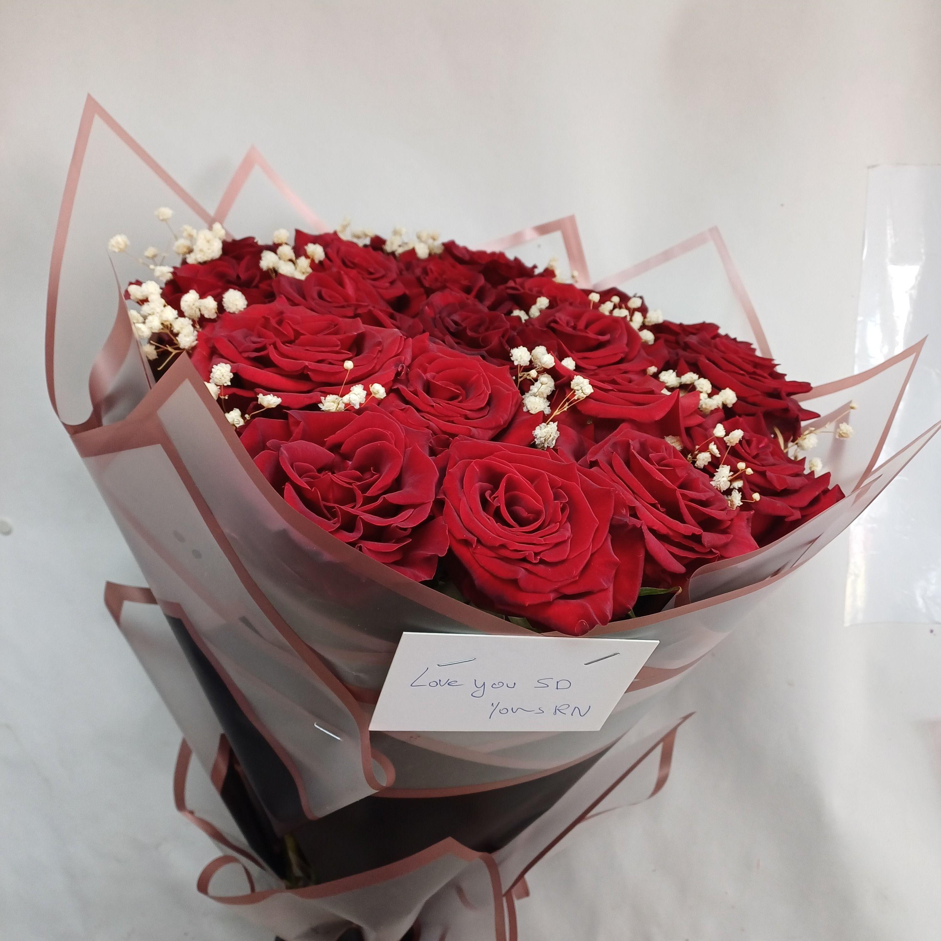 Bouquet Roses Rouge Naomi