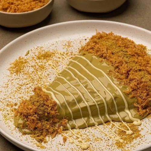 Crêpe Kunafa Pistache