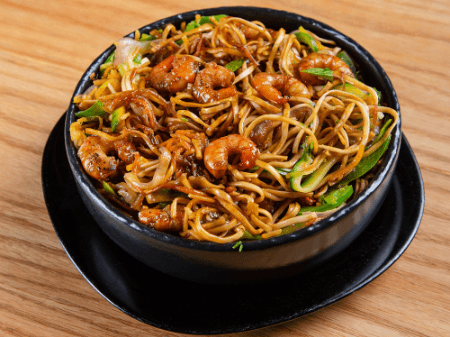 Nouilles Maison Aux Crevettes