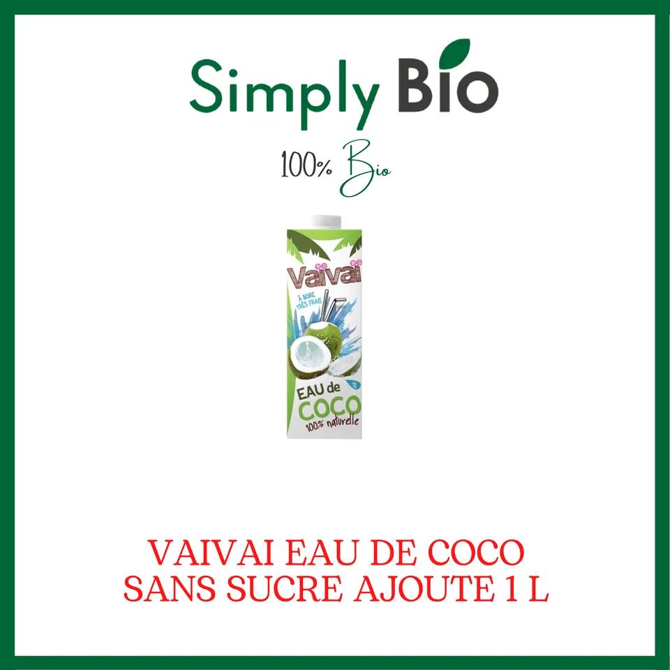VAIVAI EAU DE COCO SANS SUCRE AJOUTE 1 L