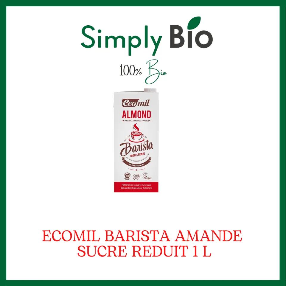 ECOMIL BARISTA AMANDE SUCRE REDUIT 1 L