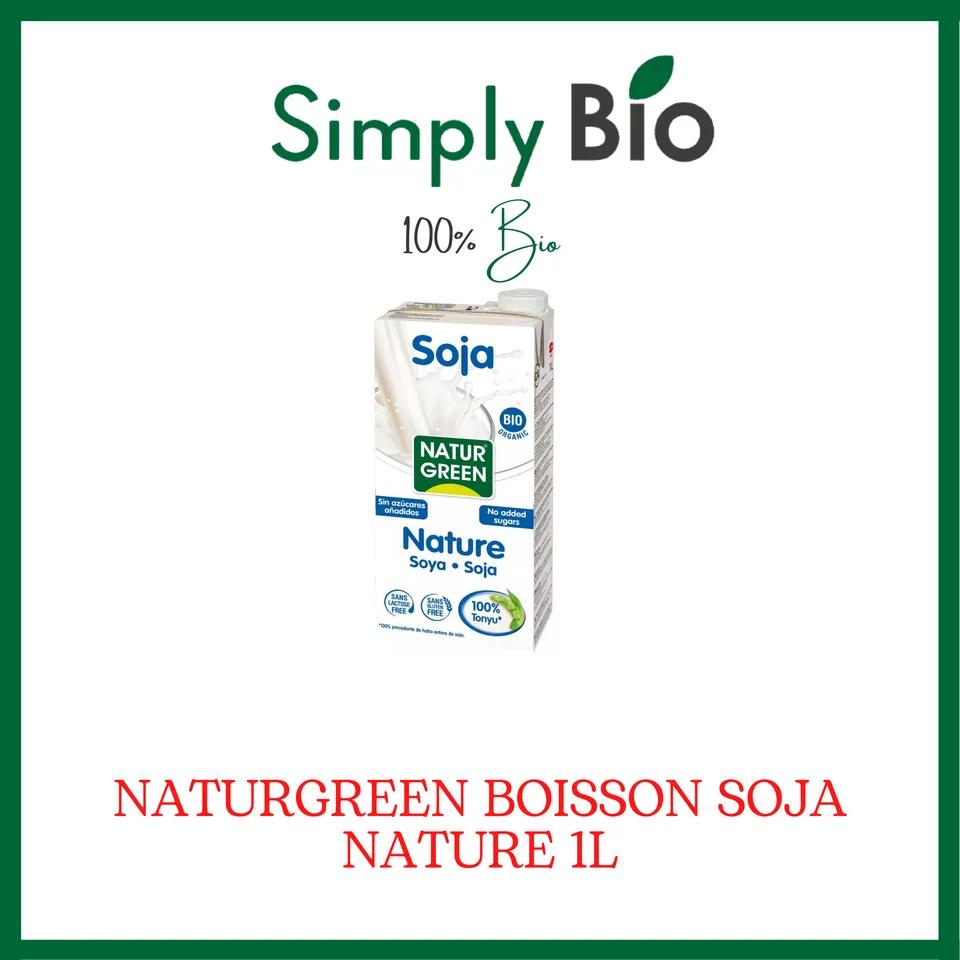 NATURGREEN BOISSON SOJA NATURE 1L