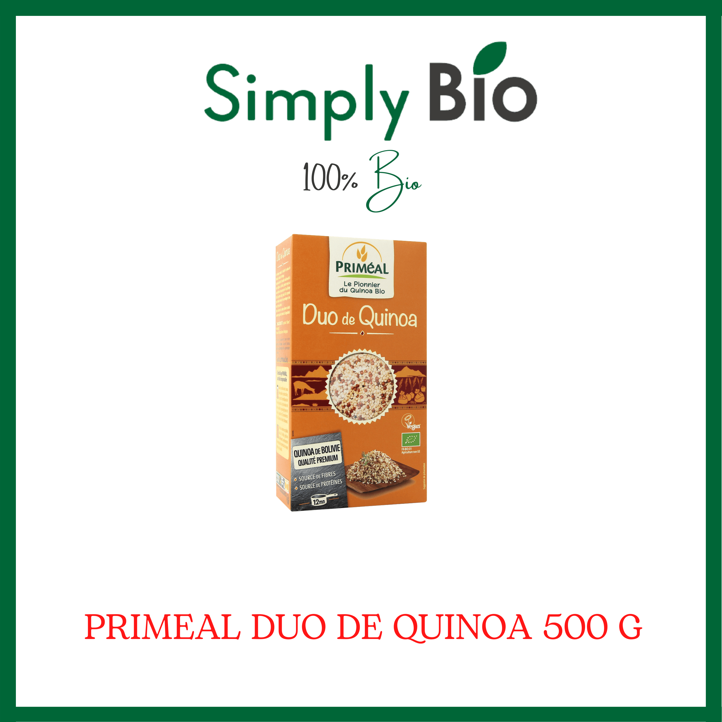 PRIMEAL DUO DE QUINOA 500 G