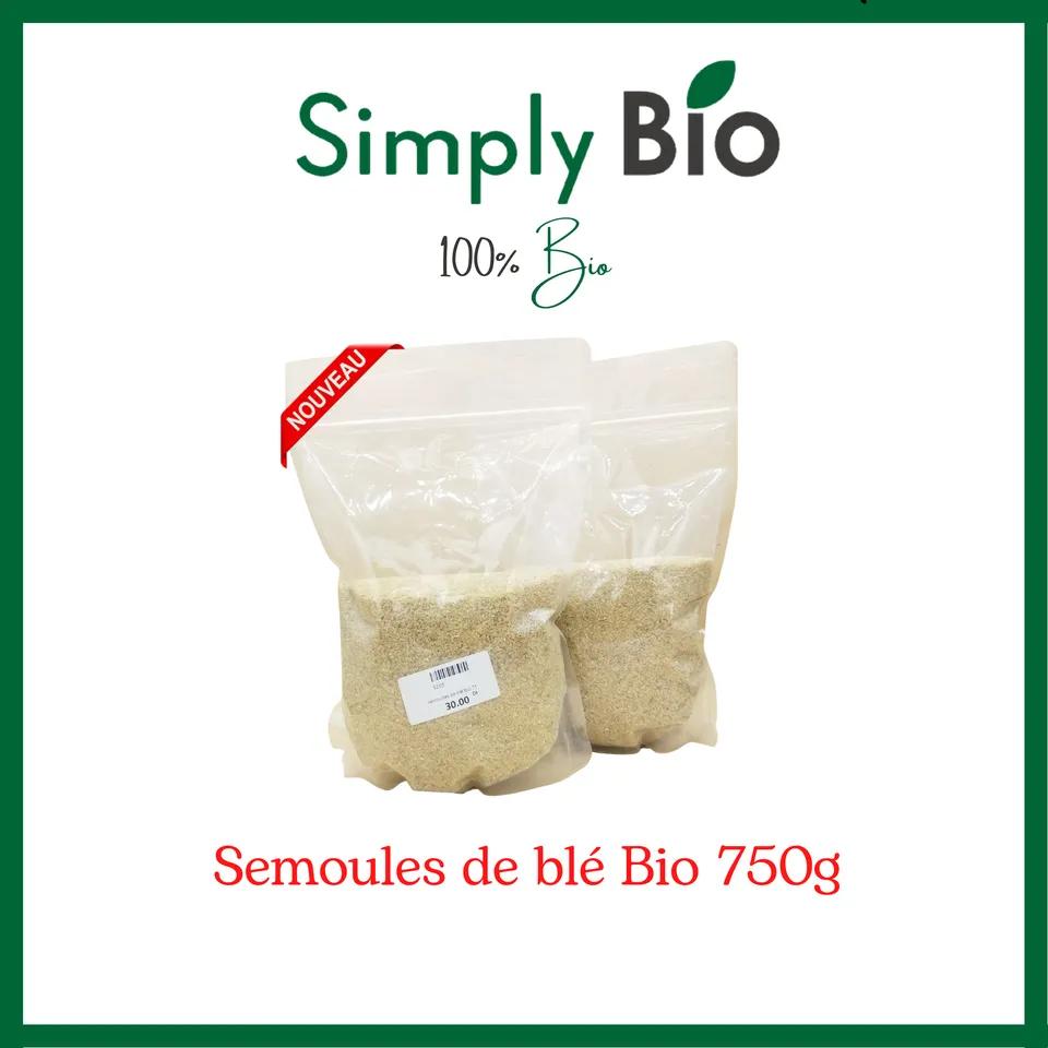 Semoules de blé bio 750g