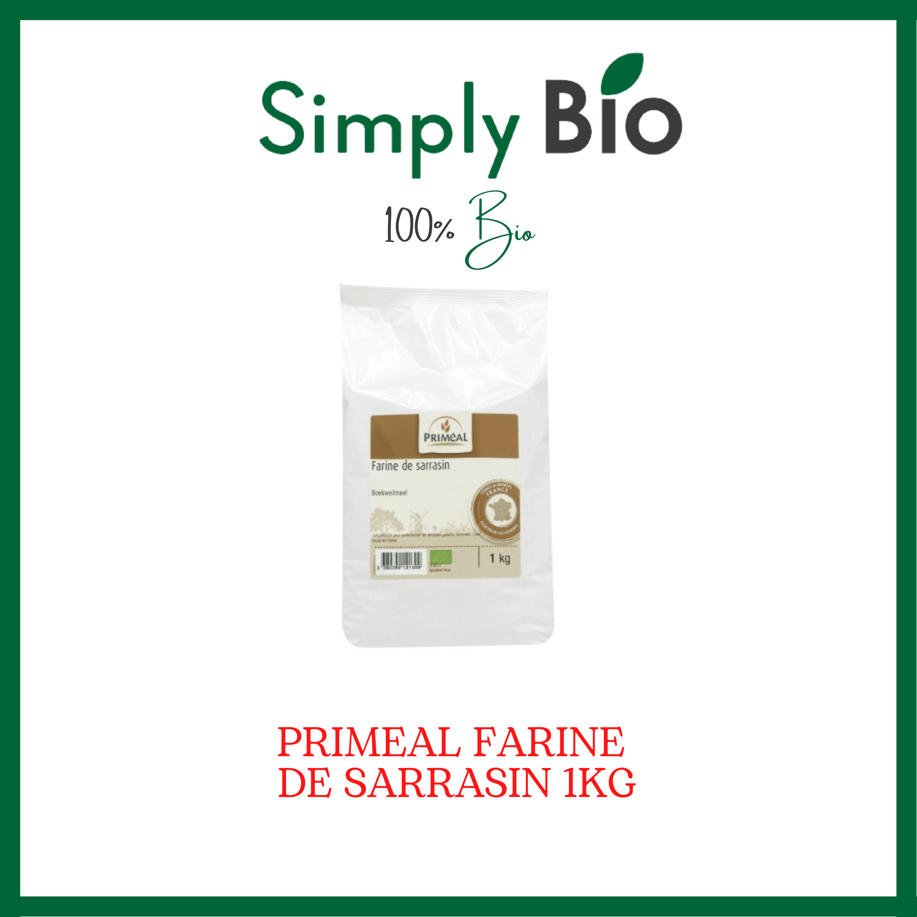 PRIMEAL FARINE DE SARRASIN 1KG