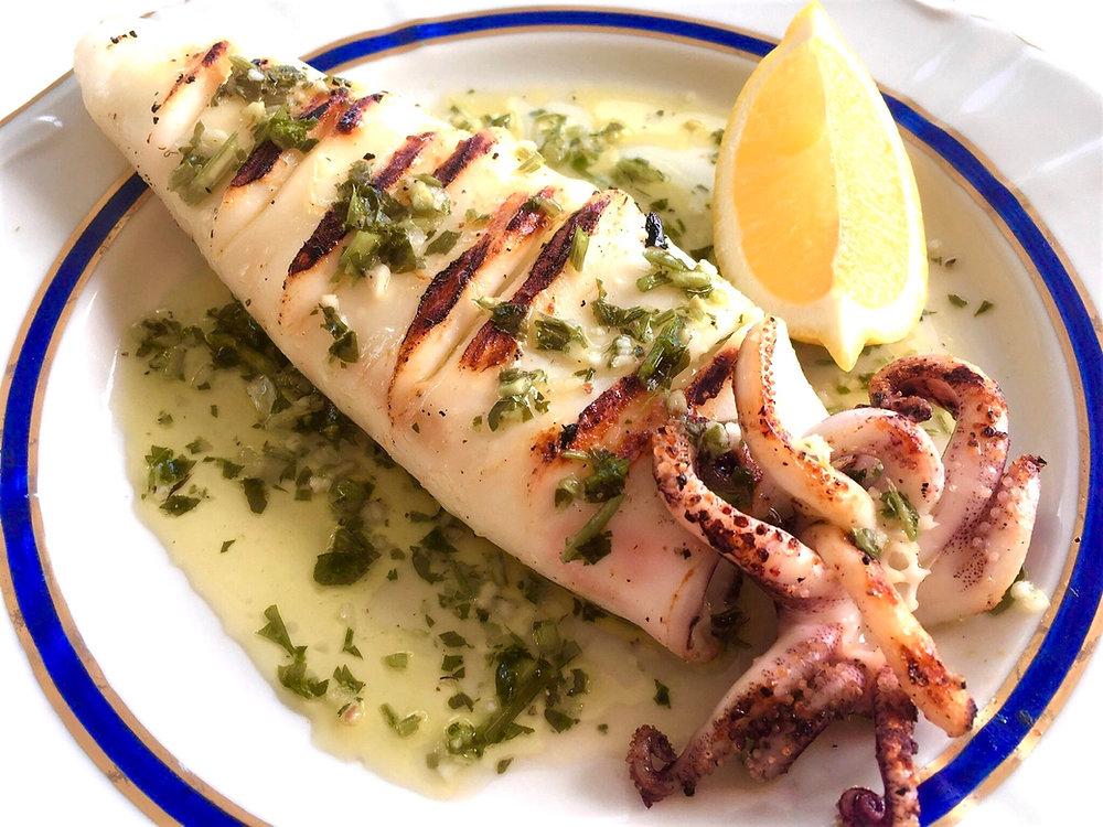 Calamar A La Plancha