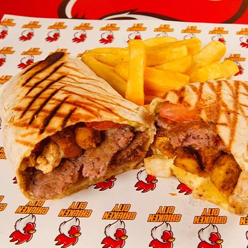 Tacos Le Meat Mixed & Frites