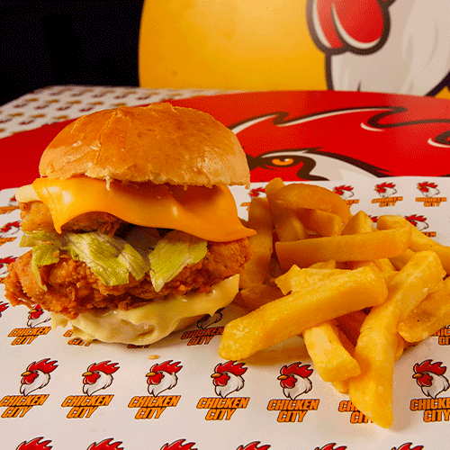 Le Carolina Chicken Burger & Frites