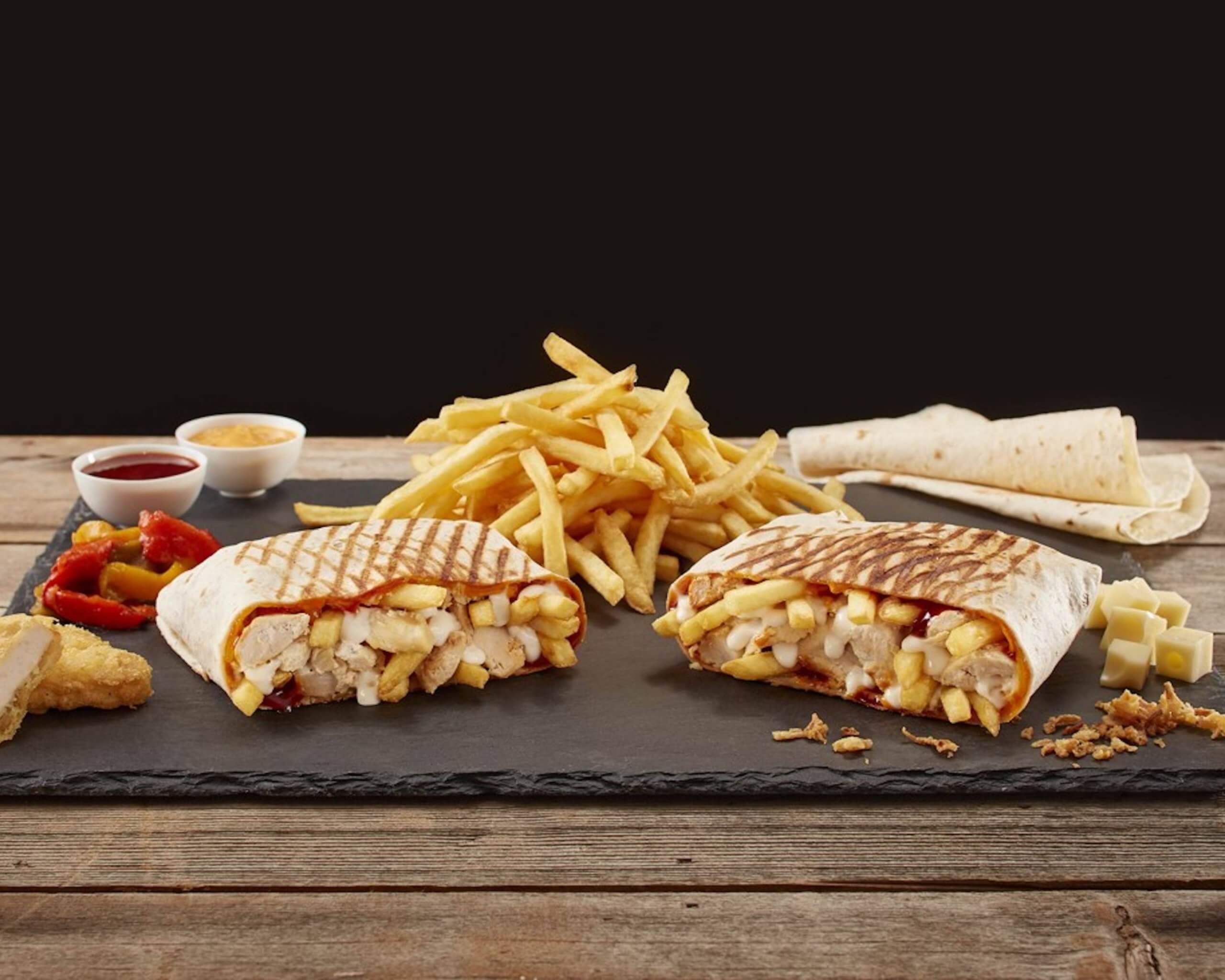 Tacos Strasboug + frites