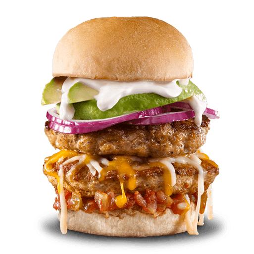 Double Chicken Cheese Burger