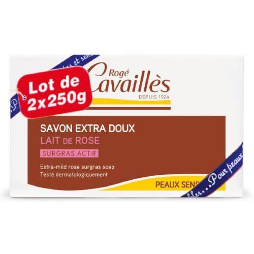 Savon Parfumé Lait De Rose 250g X 2 Promotion
