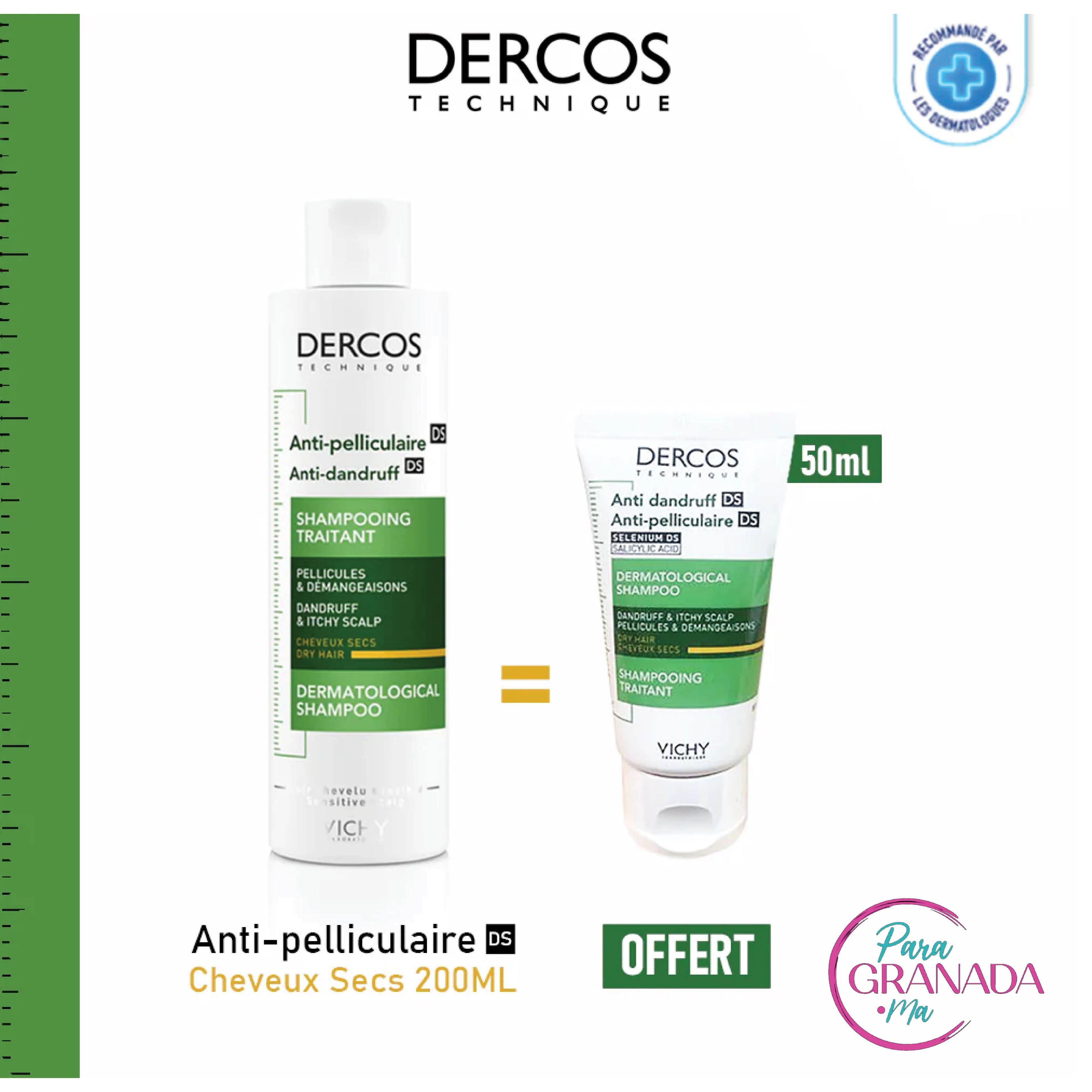 Vichy Dercos Shampoing Anti Pelliculaire Ds Cheveux Secs 200 Ml