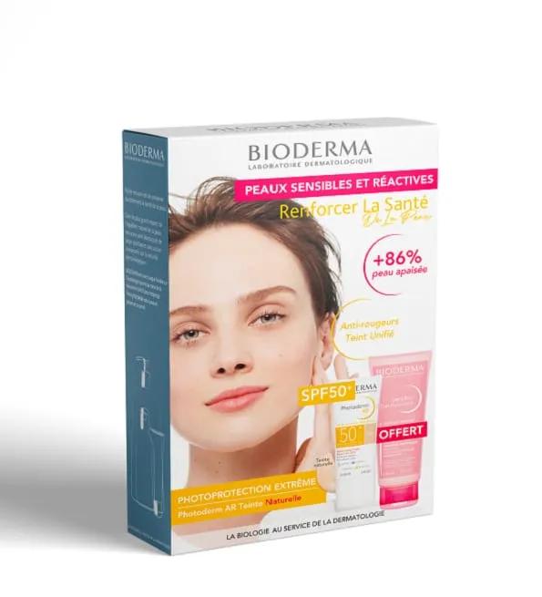 Bioderma Photoderm Ar + Sensibio Gel Moussant 100 Ml Gratuit