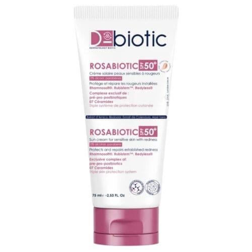 D-biotic Rosabiotic Spf50+ Crème Solaire Anti-rougeurs Réparatrice – 75ml