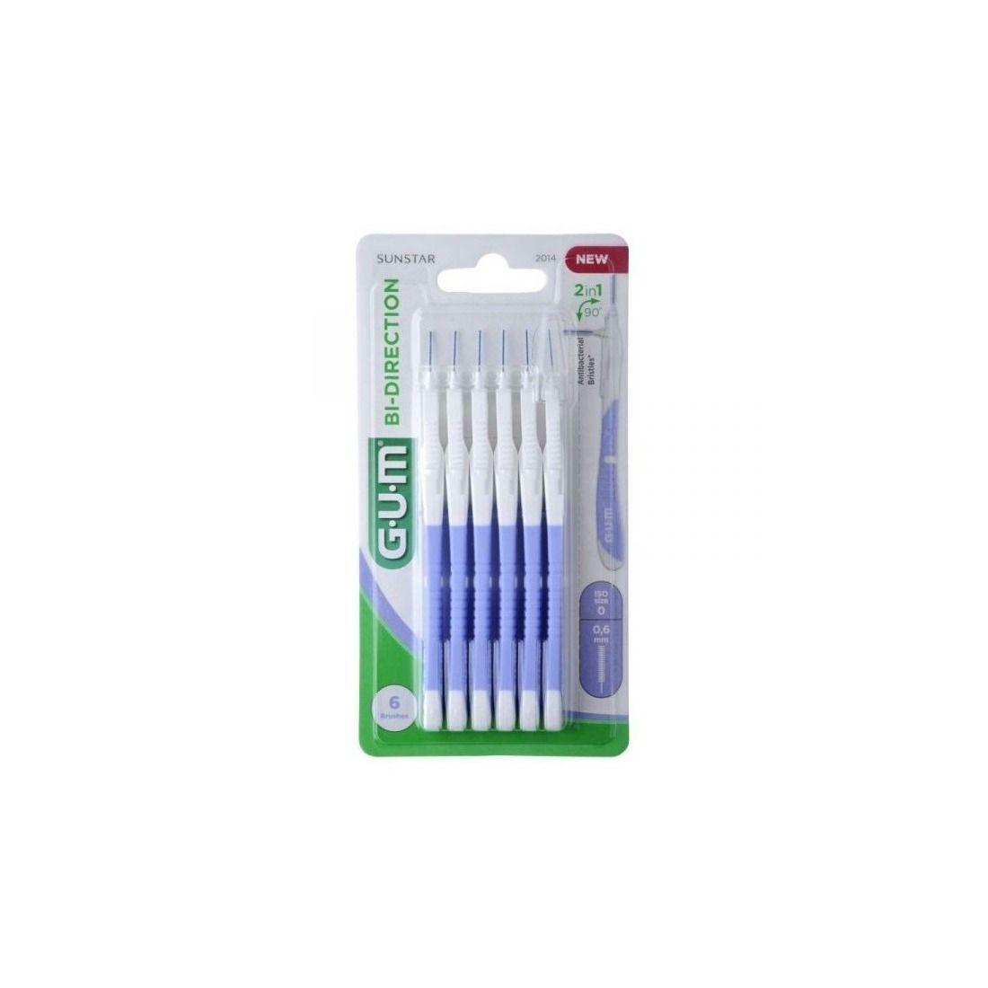 Gum Bi-direction Brossette Ultra Micro-fine 0.6mm