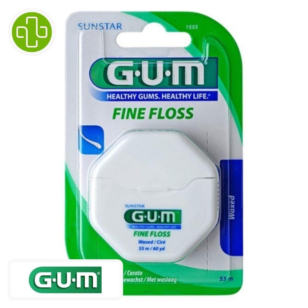 Gum Fine Floss Fil Dentaire 1555