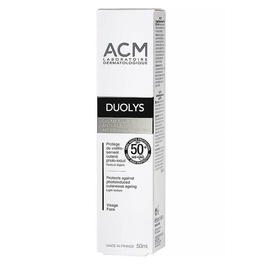 Acm Duolyse Creme Solaire Anti Age 50 Ml Spf 50+