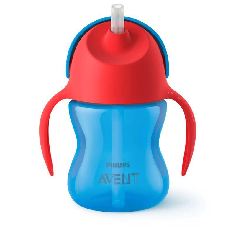 Avent Tasses A Paille 200 Ml / 7oz 9m+ Rouge