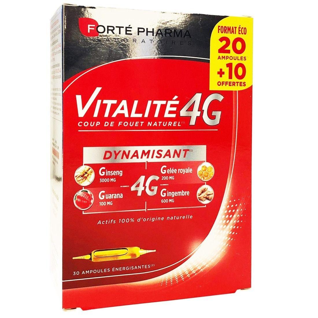 Forte Pharma Vitalite 4g 30 Ampoules