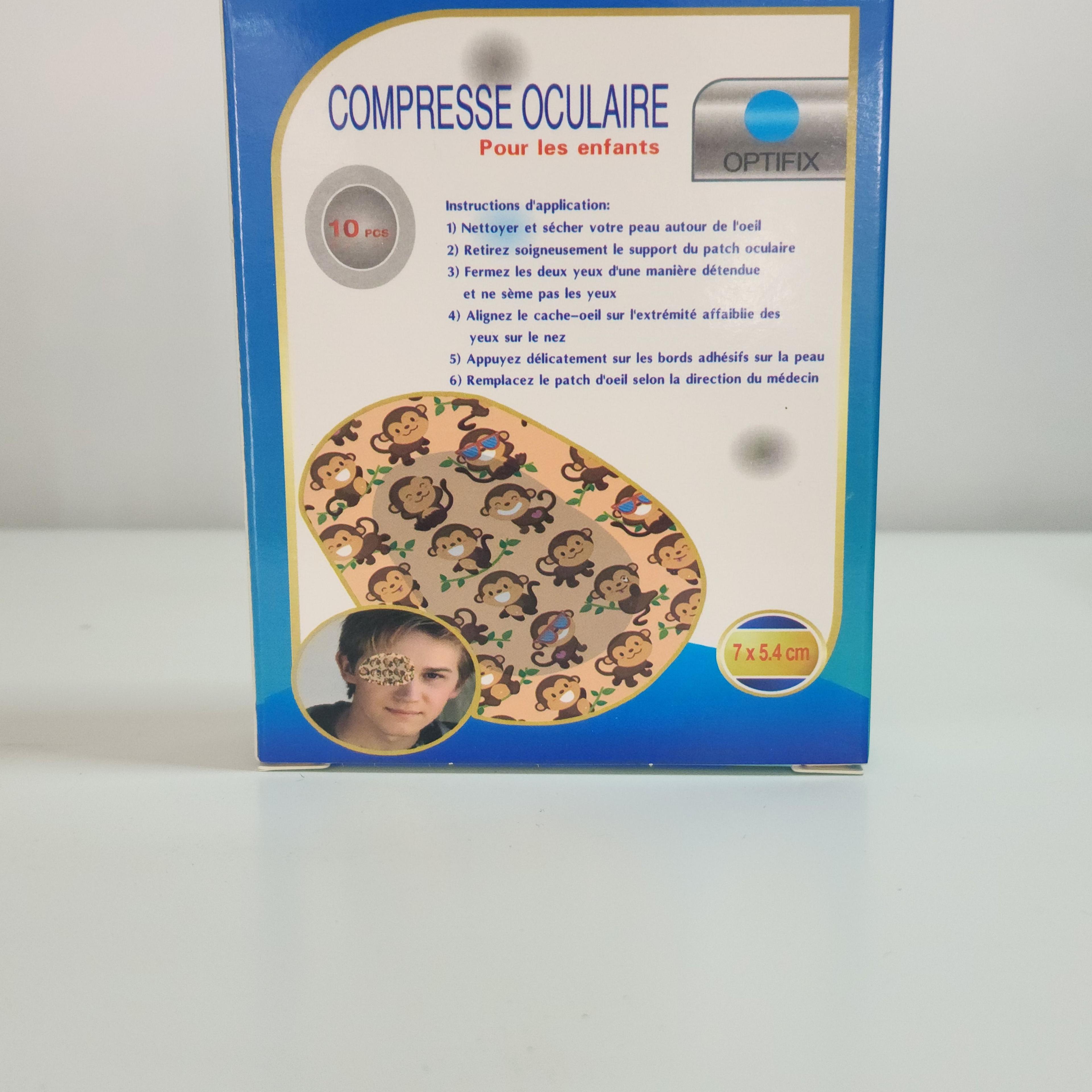 Optifix Eye Pad Junior Dessin Singe