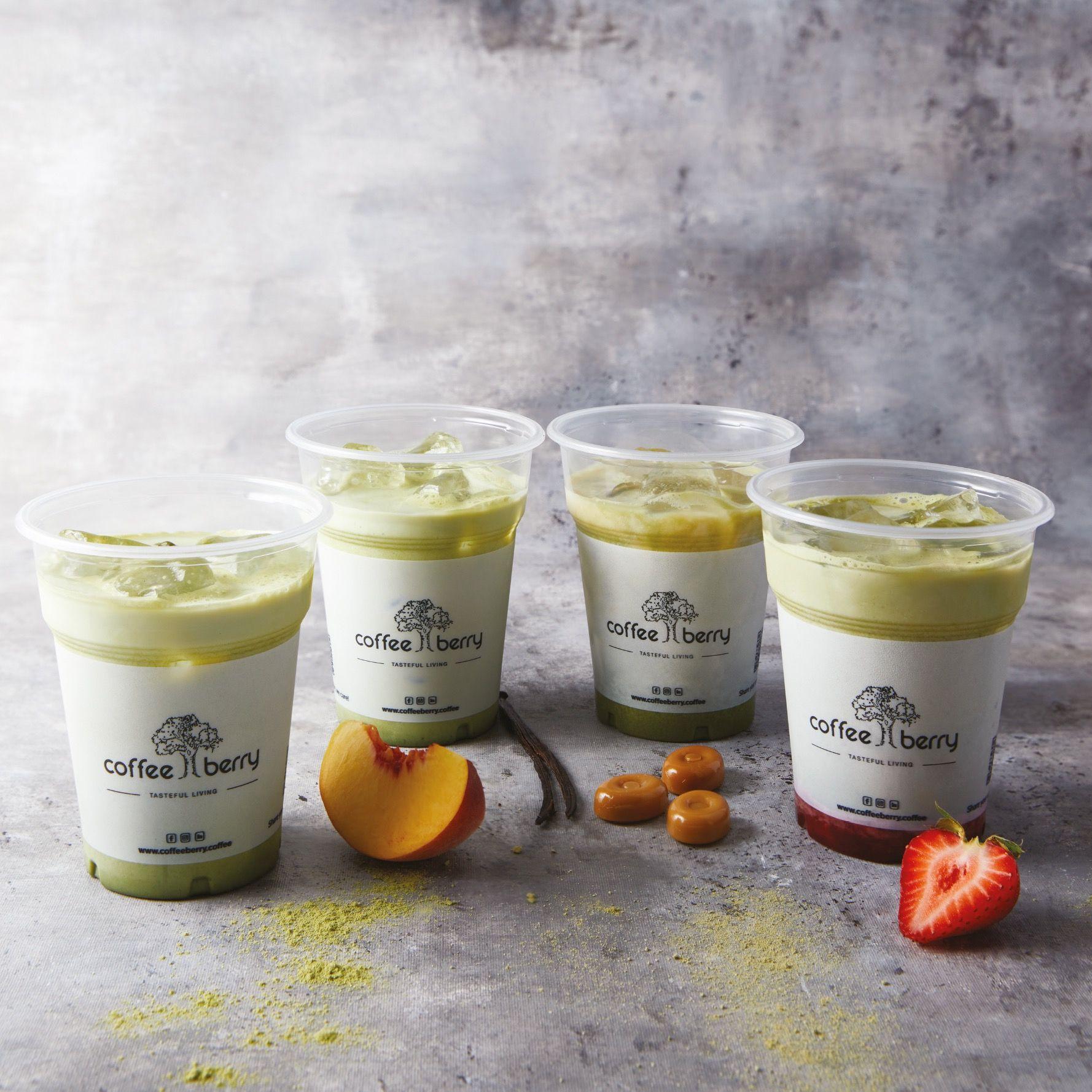 Iced Strawberry Matcha Latte