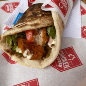 Cheese Naan Cordon Bleu