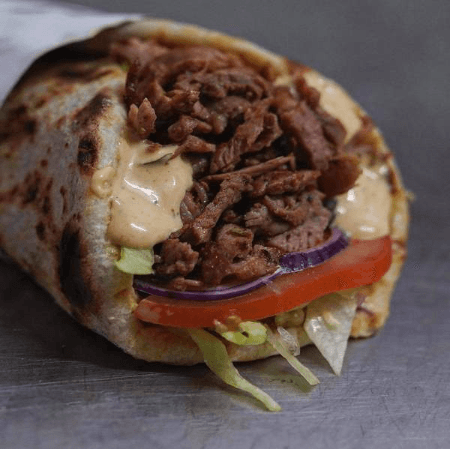 Cheese Naan Chawarma