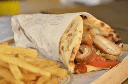 Menu Naan Cordon Bleu