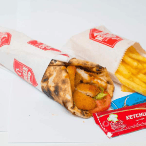 Menu Naan Escalope Panée