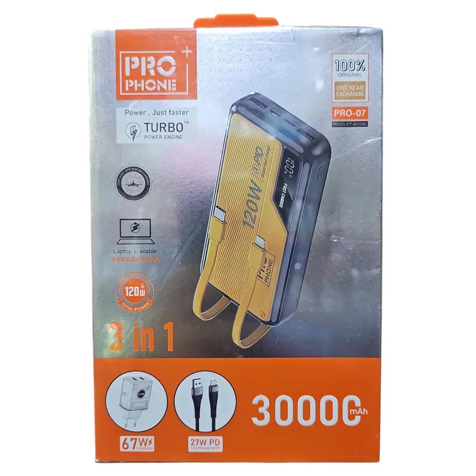 Pro turbo 3000cmah