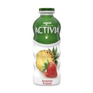 Activia ananas fraise