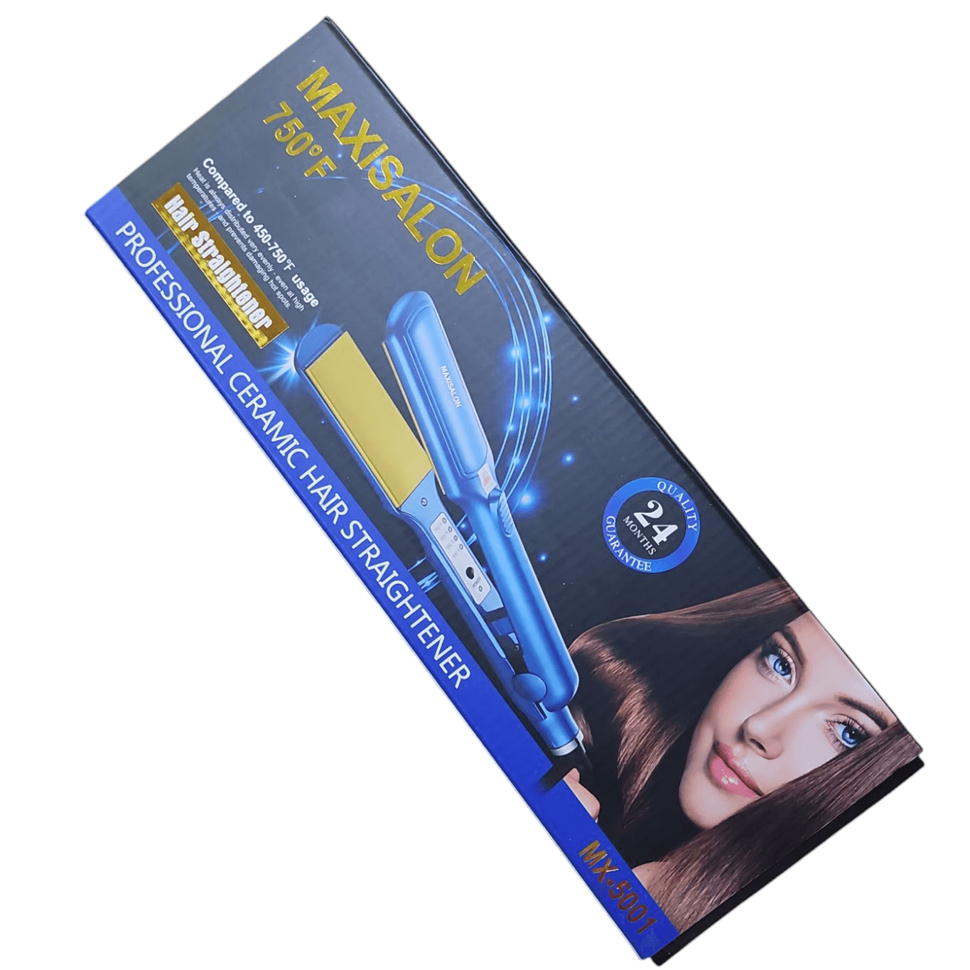 Hair straightener 750°C